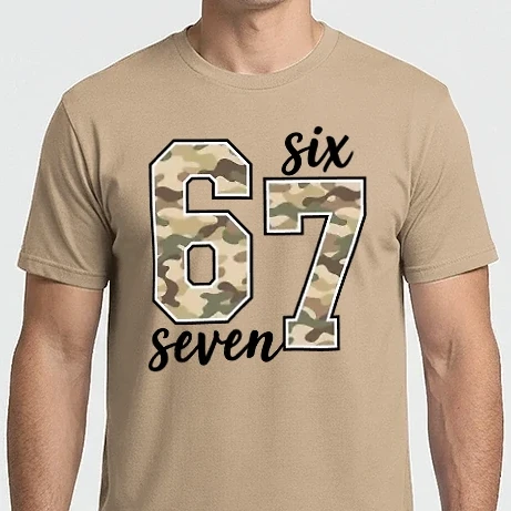 Férfi Imperial póló - 67 six seven terep