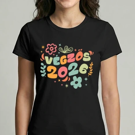 Női Imperial póló - Virágos végzős