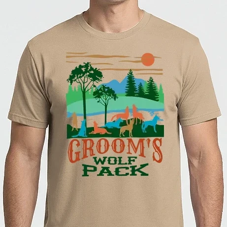 Férfi Imperial póló - Grooms wolf pack