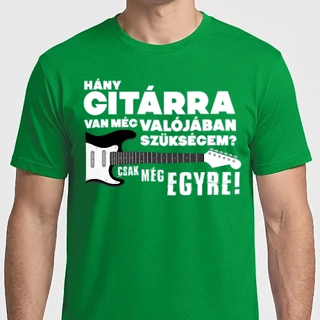 Férfi Imperial póló - Hány gitárra van még szükségem?