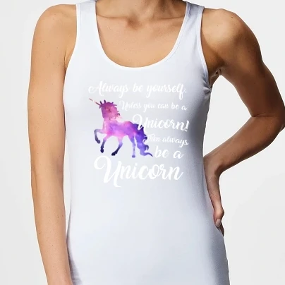Női top - Always be UNICORN