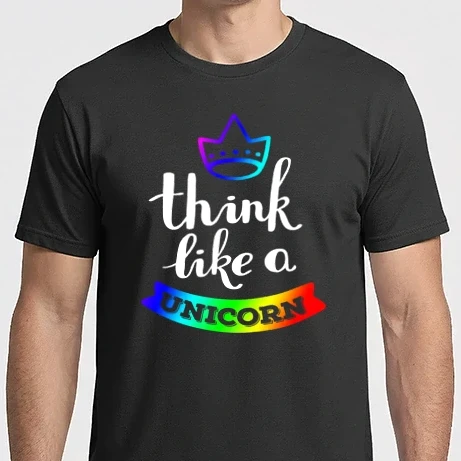 Férfi Imperial póló - I think like a UNICORN