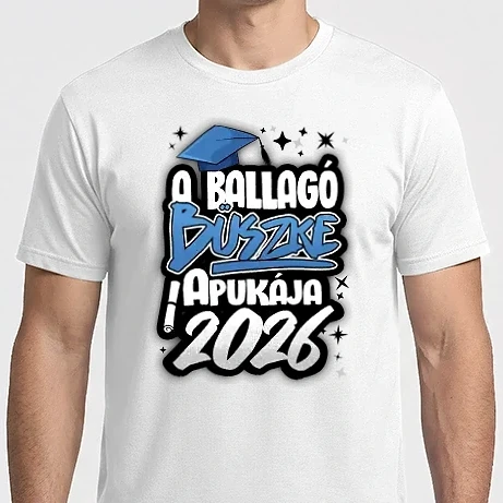 Férfi Imperial póló - Ballagó büszke Apukája