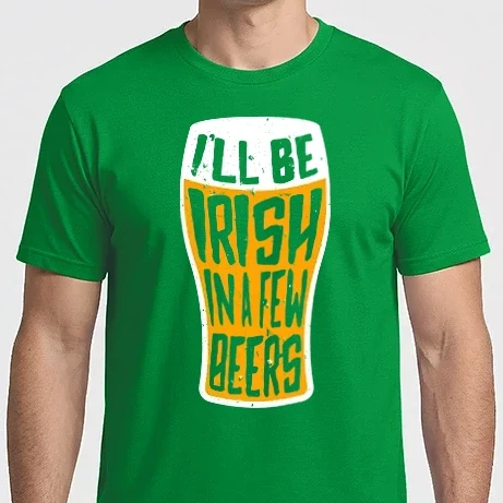 Férfi Imperial póló - Irish in a few beer