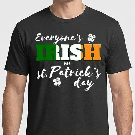 Férfi Imperial póló - Everyone is irish flag