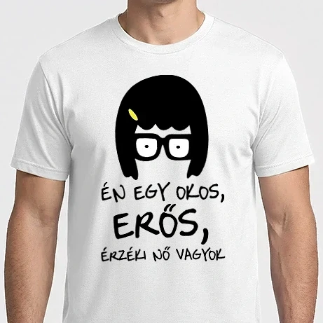 Férfi Imperial póló - Okos - Erős - Érzéki - Tina