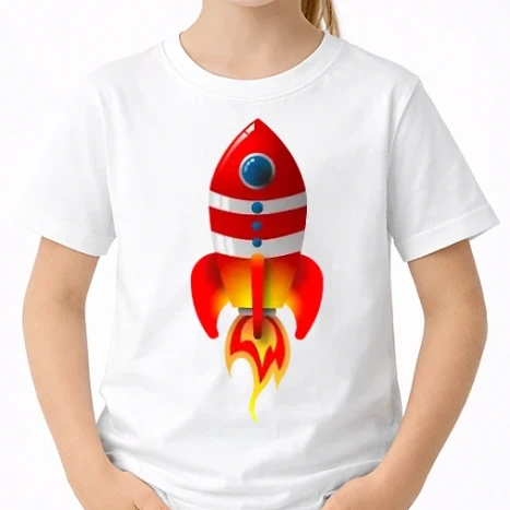 Uniszex gyerek Póló - Űrhajó 2