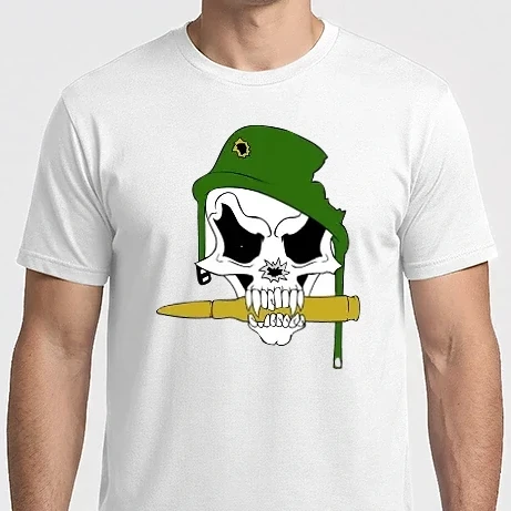 Férfi Imperial póló - Katonai skull