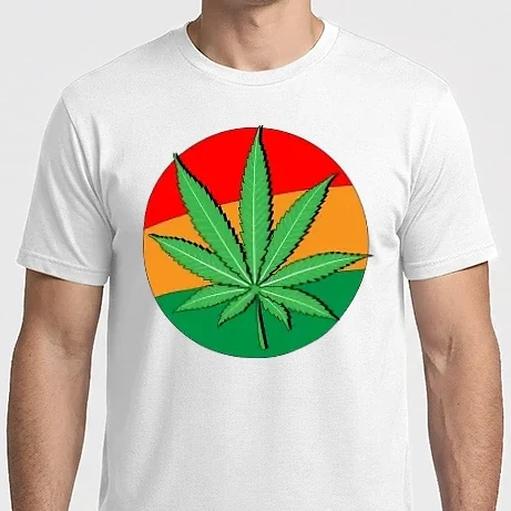 Férfi Imperial póló - marijuana