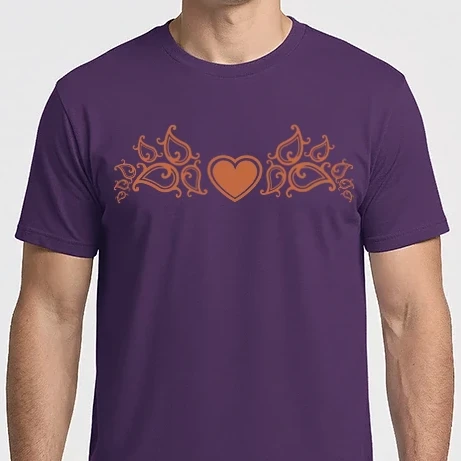 Férfi Imperial póló - heartscarf2