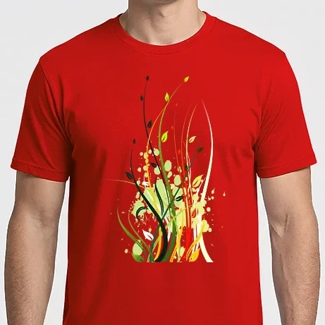 Férfi Imperial póló - Floral design print