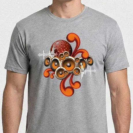 Férfi Imperial póló - Music Design Orange