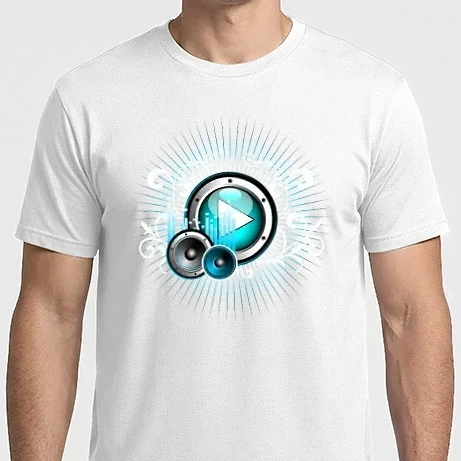 Férfi Imperial póló - Play button 