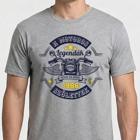 Férfi Imperial póló - Motoros legendák 1986