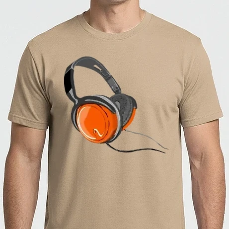 Férfi Imperial póló - headphone