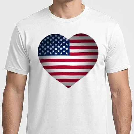 Férfi Imperial póló - i heart usa