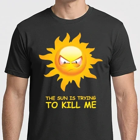 Férfi Imperial póló - The sun is trying to kill me