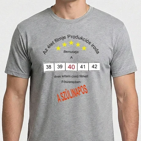 Férfi Imperial póló - Szülinap 40