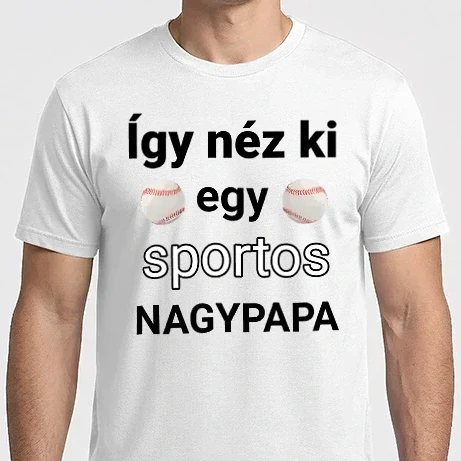 Férfi Imperial póló - Sportos nagypapa