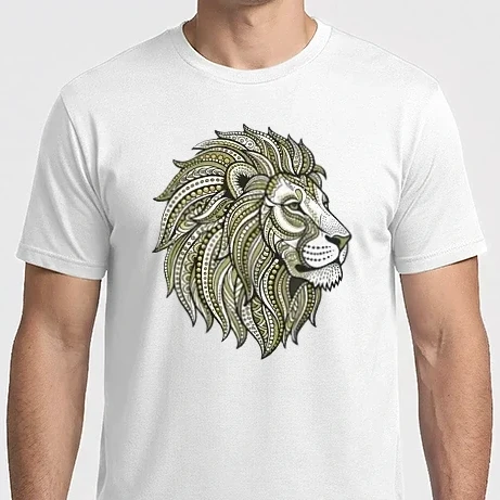 Férfi Imperial póló - Oroszlán Mintázat