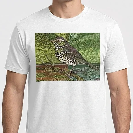 Férfi Imperial póló - Énekes rigó a faágon