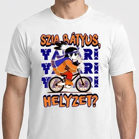 Férfi Imperial póló - Biciklis yakari Szia bátyus helyzet