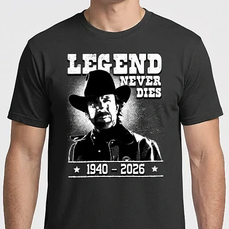Férfi Imperial póló - Chuck Norris - Legend never dies