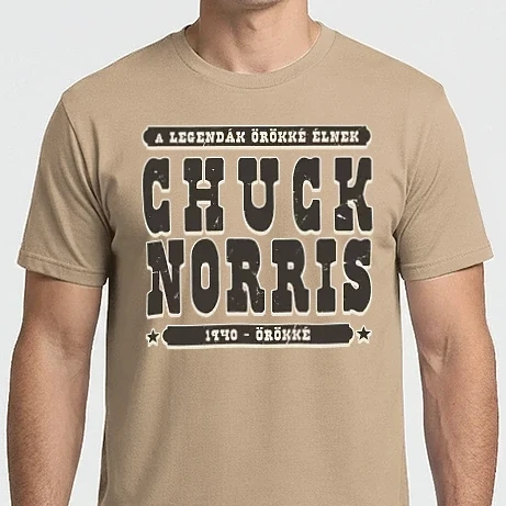 Férfi Imperial póló - Chuck Norris - A legendák örökké élnek