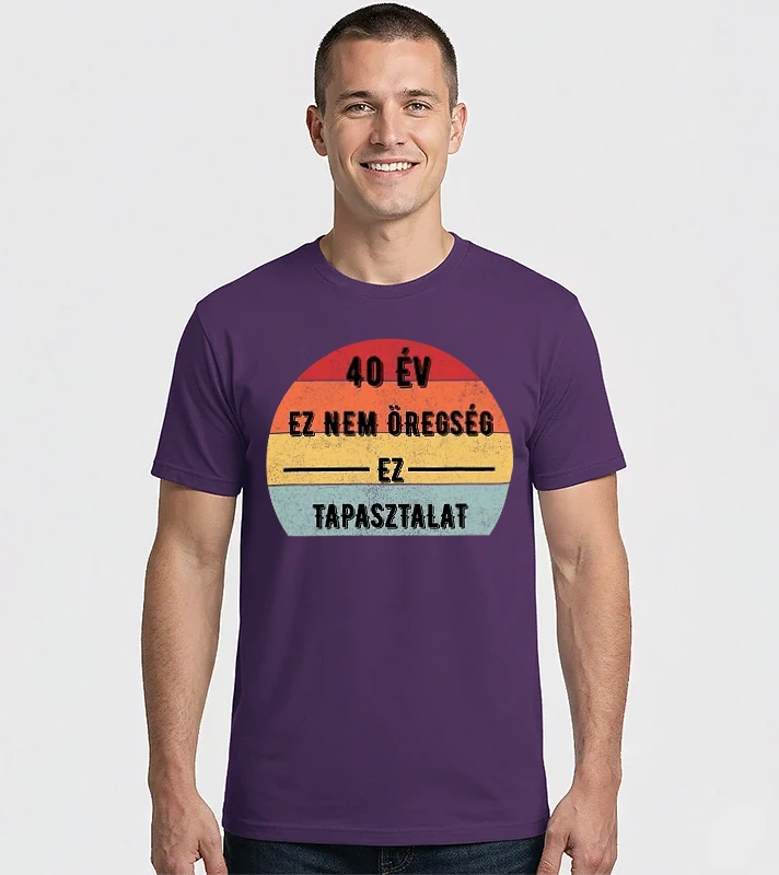 40 éves – Férfi Imperial póló