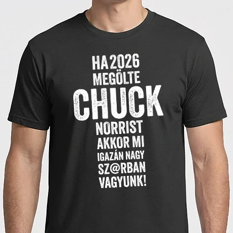 Férfi Imperial póló - Chuck Norris emlékére 2. (Színezhetö) 