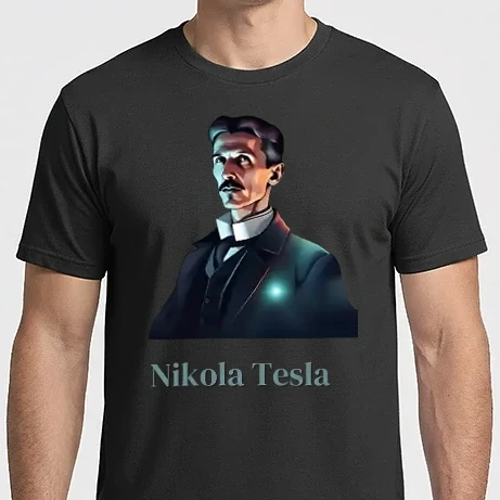 Férfi Imperial póló - Nikola Tesla