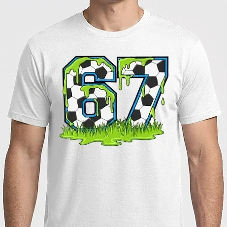 Férfi Imperial póló - Funny Soccer Drip 67 Meme
