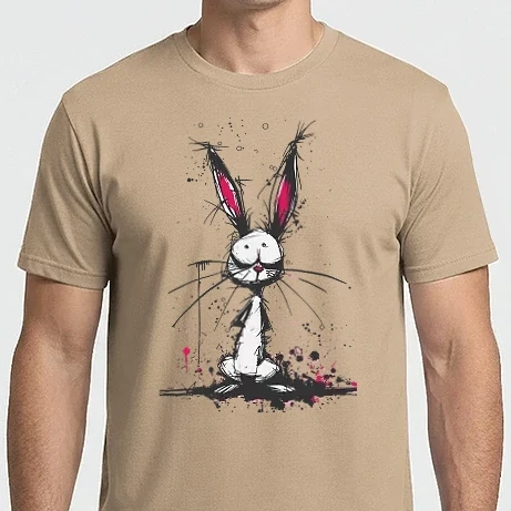 Férfi Imperial póló - rabbit_line01