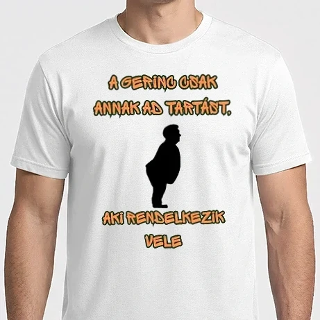 Férfi Imperial póló - Fidesz - Orbán Viktor potrohos