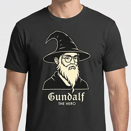 Férfi Imperial póló - GUNDALF THE HERO