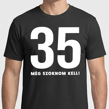 Férfi Imperial póló - 35 - még szoknom kell - fehér