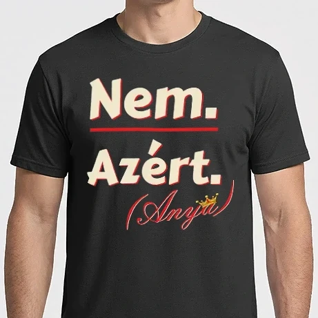 Férfi Imperial póló - A végső érv, amivel nem lehet vitatkozni! – (Anya) sorozat