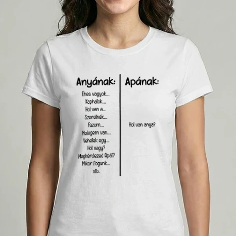 Női Imperial póló - Anyának vs Apának