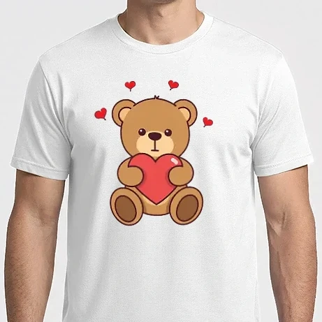 Férfi Imperial póló - Szerelmes maci