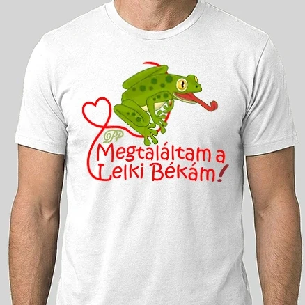 Férfi Alap póló - Lelki Béka
