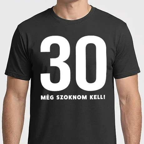 Férfi Imperial póló - 30 - még szoknom kell - fehér