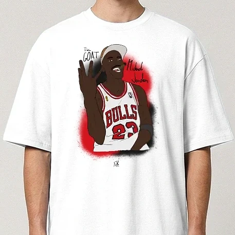 Oversize póló - Firka - Michael Jordan