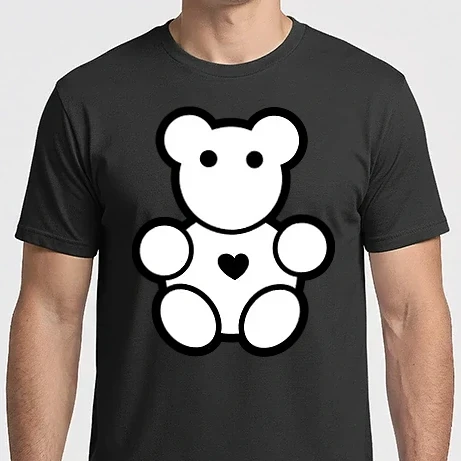 Férfi Imperial póló - Maci - minimalista