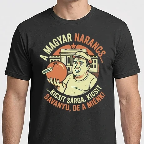 Férfi Imperial póló - Magyar narancs