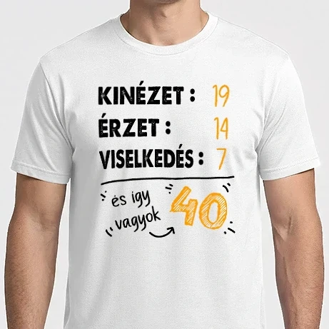 Férfi Imperial póló - Kinézet, Érzet, Viselkedés 40 - Fehér alap