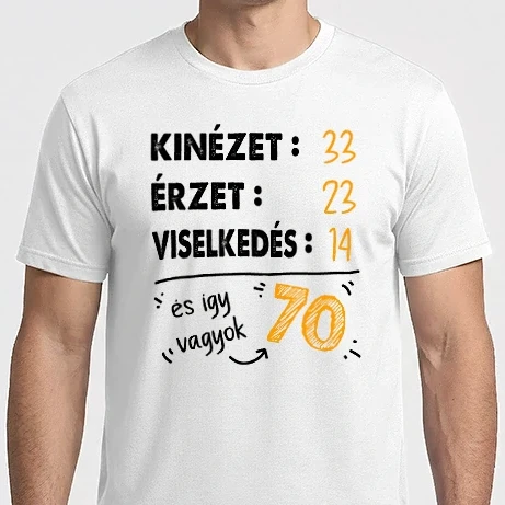 Férfi Imperial póló - Kinézet, Érzet, Viselkedés 70 - Fehér alap