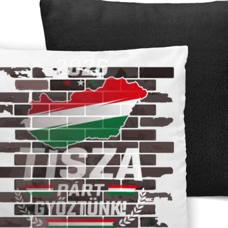 Plüss párnahuzat - Tisza Győztünk