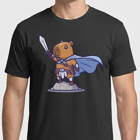 Férfi Imperial póló - Capybara harcos