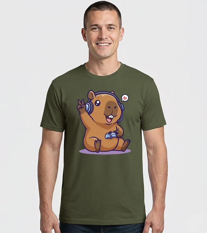 Capybara games – Férfi Imperial póló