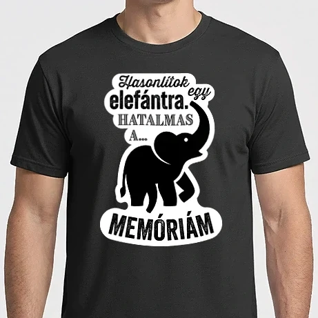 Férfi Imperial póló - Hasonlítok egy elefántra...